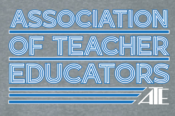 Association of Teacher Educator "Neon Letters" Soft S/S V-neck T-shirt