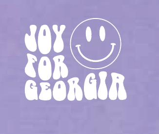 Joy for Georgia Crewneck Garment Washed Sweatshirt (violet)