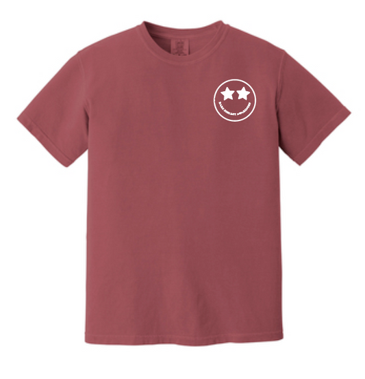 Joy for Georgia "Advocacy" Design Short Sleeve T-shirt (adult)(crimson)