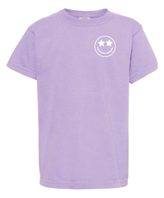 Joy for Georgia "Advocacy" Design Short Sleeve T-shirt (youth)(orchid)