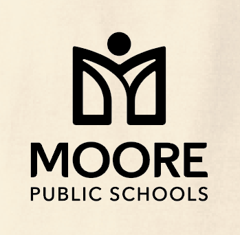 Moore Public Schools "Logo" Comfort Colors: MPS Secondary Palette L/S T-shirt (ivory)