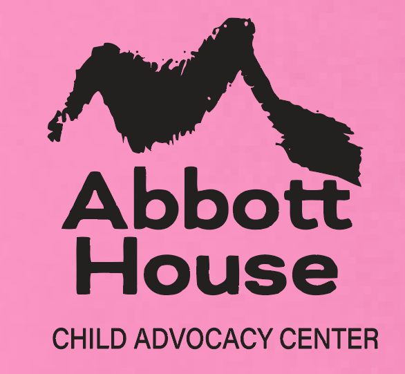 Abbott House "Dog" Design Short Sleeve V-neck T-shirt (pink)