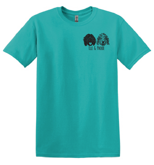 Abbott House "Dog" Design Short Sleeve T-shirt (green)