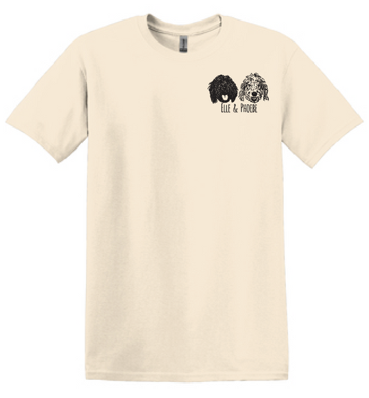 Abbott House "Dog" Design Short Sleeve T-shirt (natural)