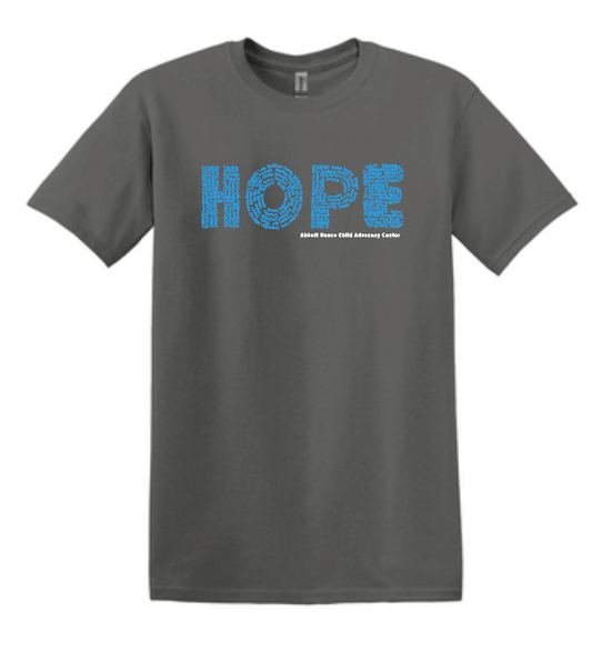 Abbott House "Hope" Design Short Sleeve T-shirt (charcoal)