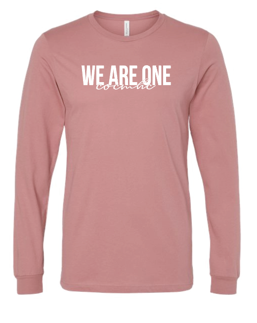 COCMHC "We are One" Design L/S T-shirt (mauve)