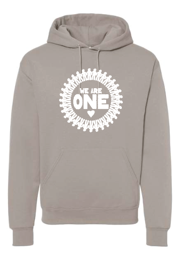 COCMHC "We are One" Circle Design Hooded Sweatshirt (rock)