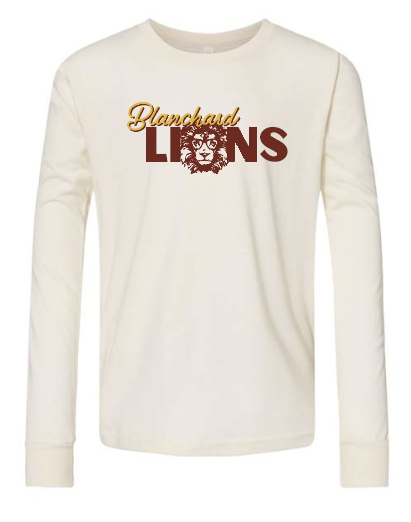 Blanchard Education Foundation BellaCanvas L/S T-Shirt (natural)