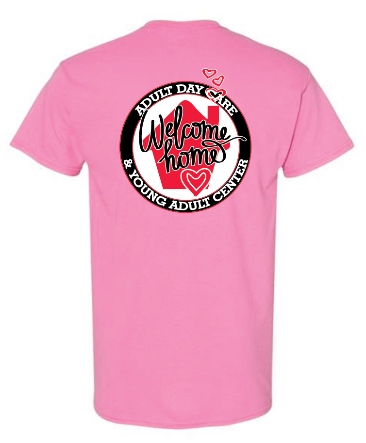 Welcome Home~Staff S/S T-shirt (pink)