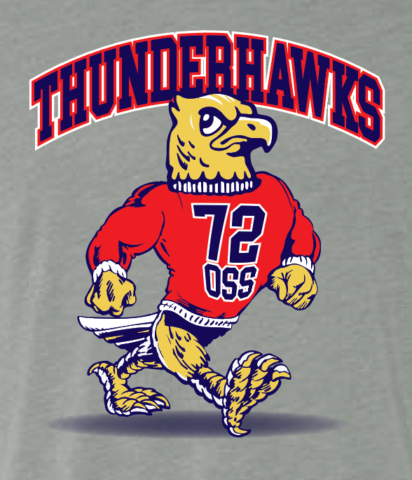 Tinker 72-OSS "Thunderhawks" Design Hooded Sweatshirt