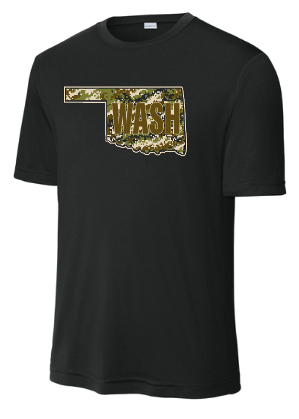 Washington High "Camo" Design S/S Dri-Fit T-shirt (black)
