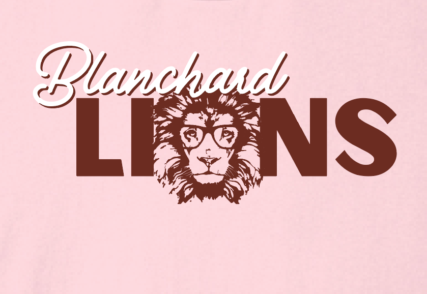 Blanchard Education Foundation BellaCanvas S/S V-neck T-Shirt (pink)