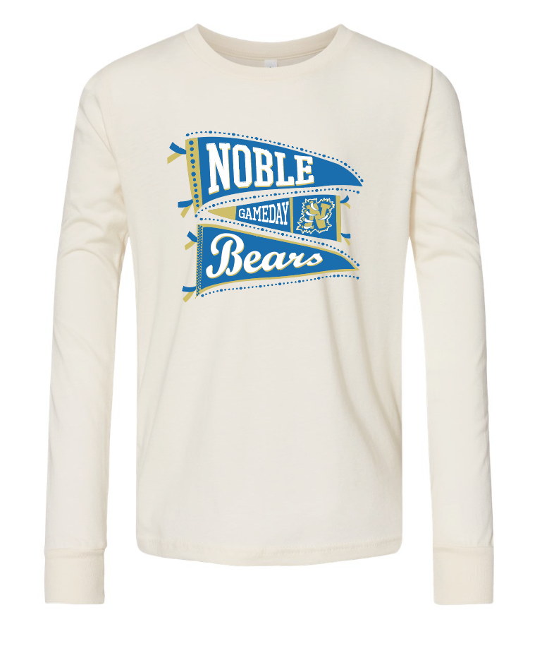 Noble Cheer "Pennants" Design Tultex L/S T-shirt