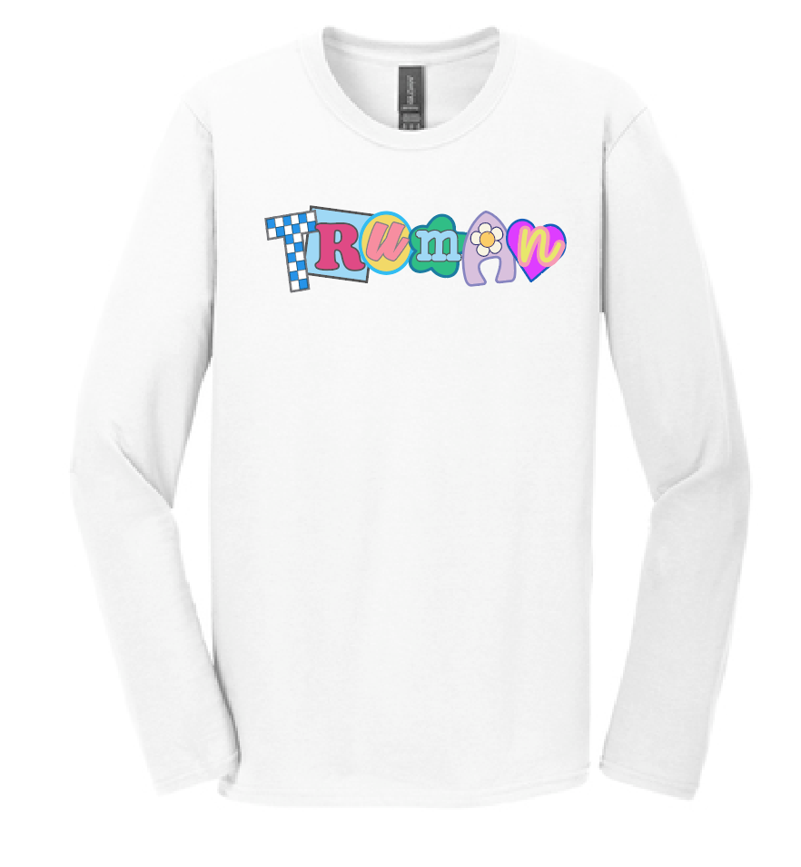 Truman "Scrapbook" Design Gildan L/S T-shirt