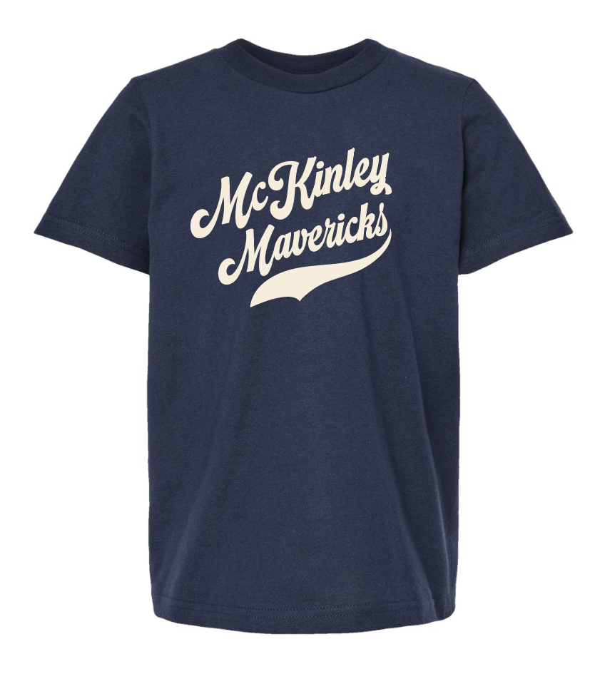 McKinley "Simple Script" Design Gildan S/S T-shirt (navy)