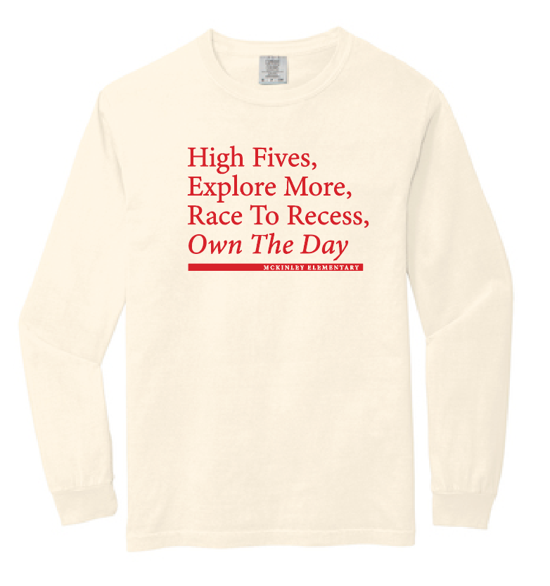 McKinley "High Five" Design Comfort Colors L/S t-shirt