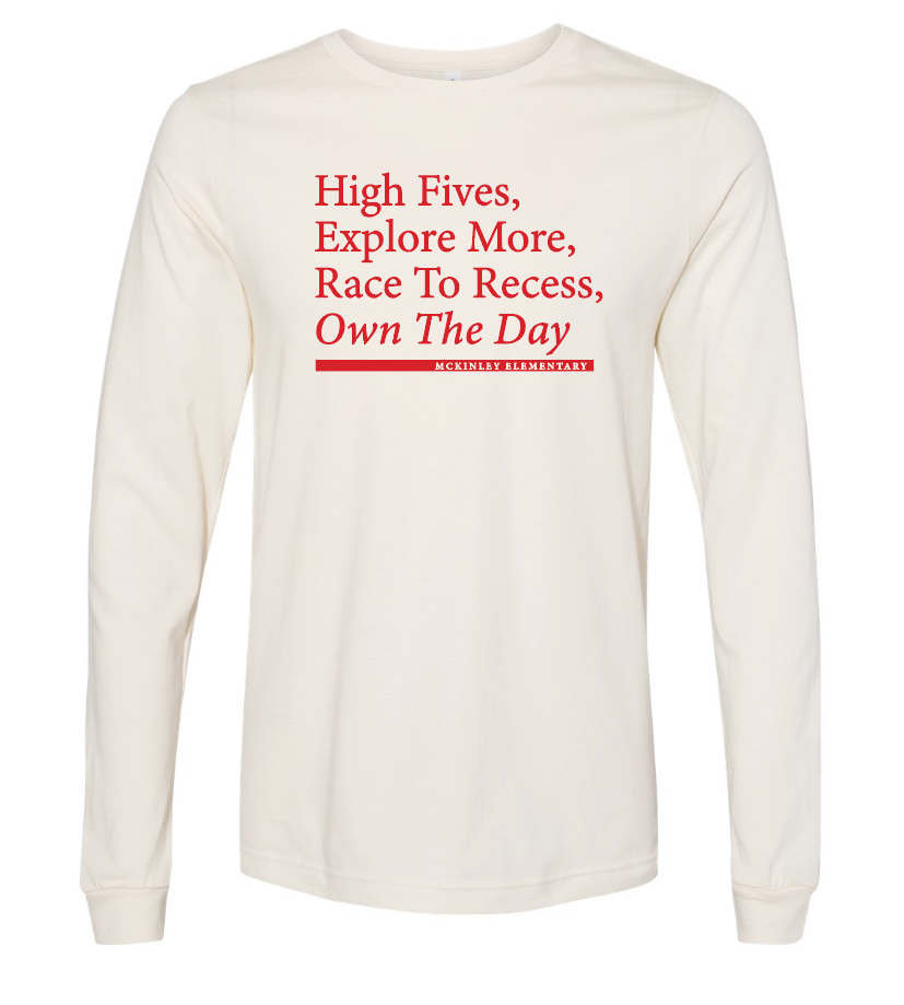 McKinley "High Five" Design BellaCanvas L/S t-shirt