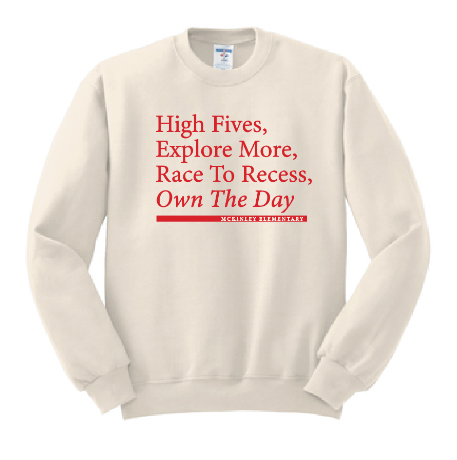 McKinley "High Five" Design Crewneck Sweatshirt