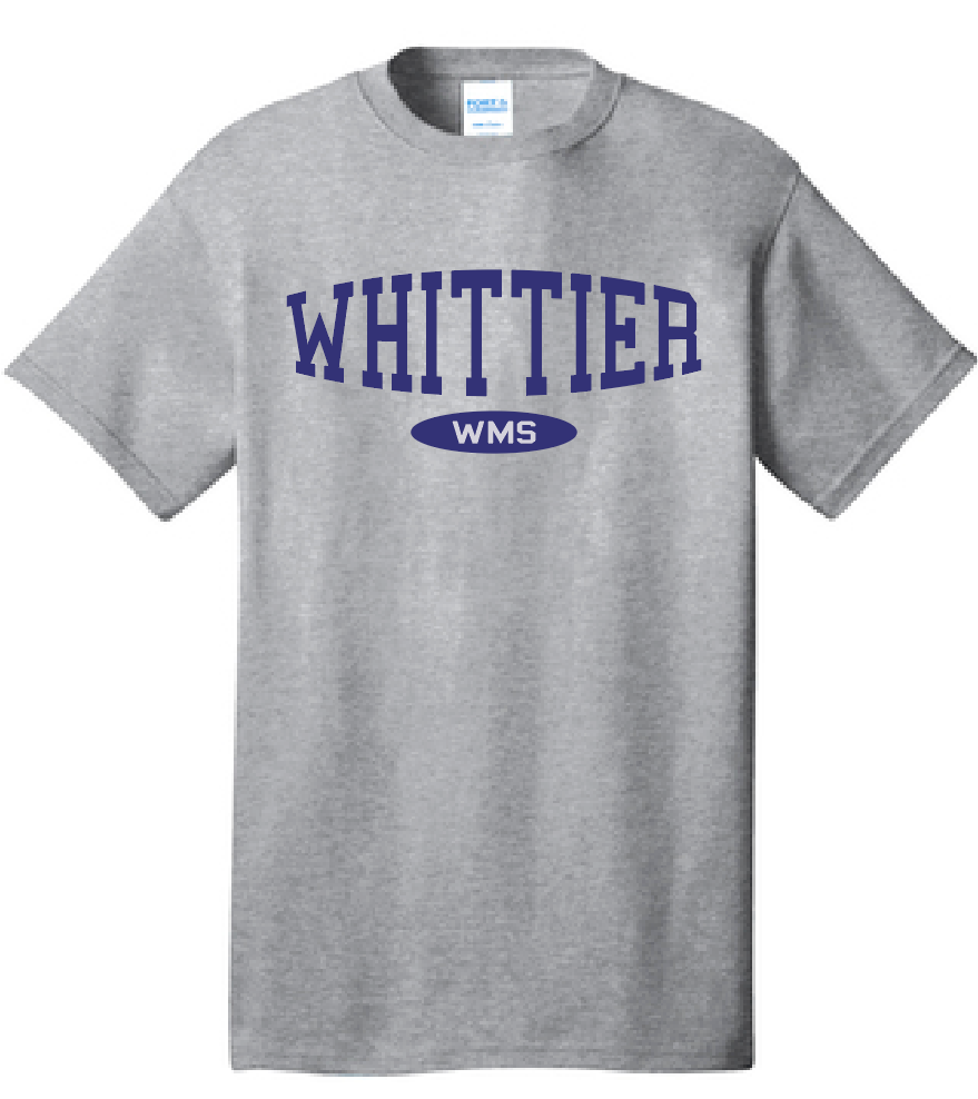 Whittier "Athletic" Design Gildan S/S T-shirt (heather)