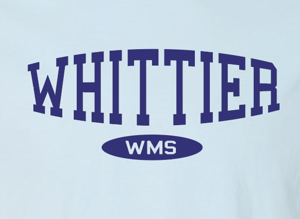 Whittier "Athletic" Design Comfort Colors S/S T-shirt (chambray)
