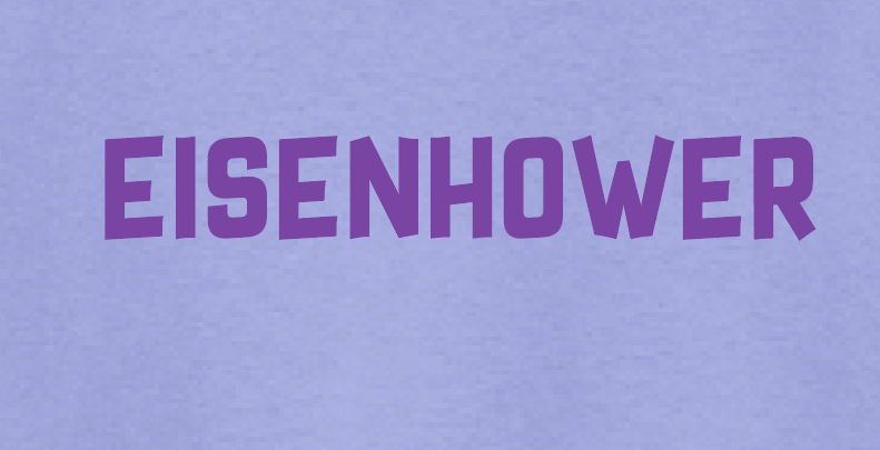 Eisenhower "Blocks" Design Gildan S/S T-shirt (violet)(f/b)