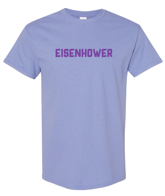 Eisenhower "Blocks" Design Comfort Colors S/S T-shirt (violet)(f/b)