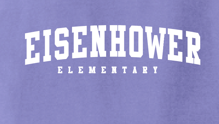Eisenhower "Simple Arch" Design Gildan S/S T-shirt (violet)