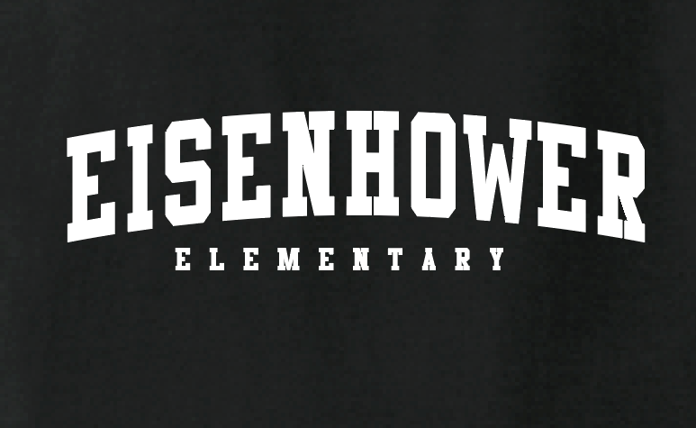 Eisenhower "Simple Arch" Design Gildan Sweatshirt (black)