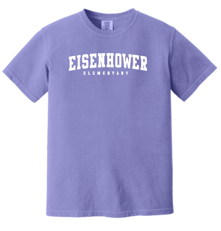 Eisenhower "Simple Arch" Design Comfort Colors S/S T-shirt (violet)