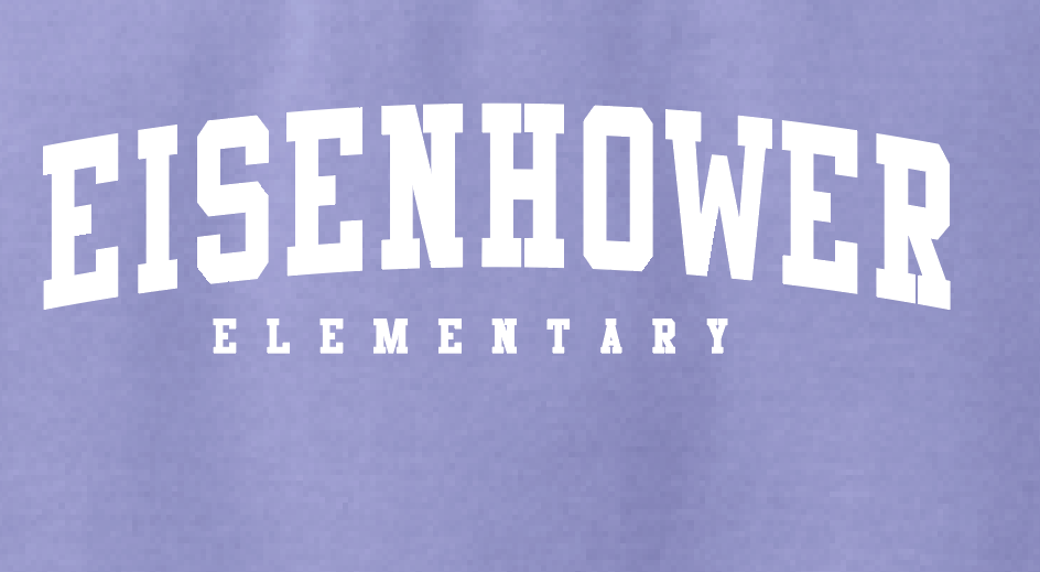 Eisenhower "Simple Arch" Design Comfort Colors S/S T-shirt (violet)