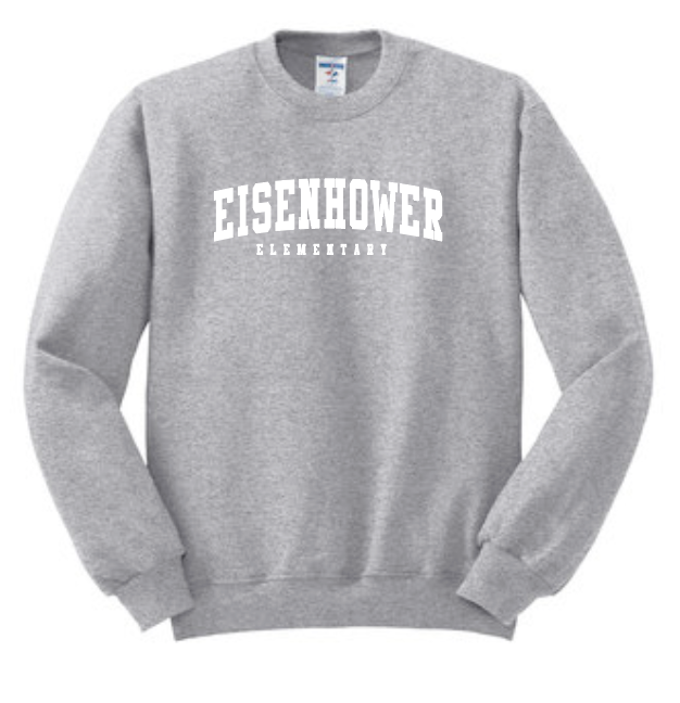 Eisenhower "Simple Arch" Design Gildan Sweatshirt (heather)
