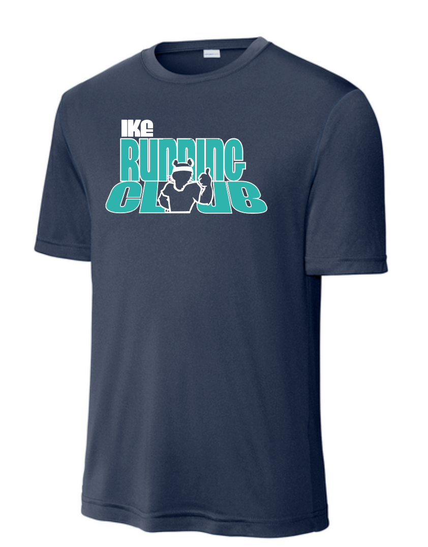 Eisenhower "Running Club" Design Moisture Wicking S/S T-shirt