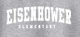 Eisenhower "Simple Arch" Design Gildan Sweatshirt (heather)