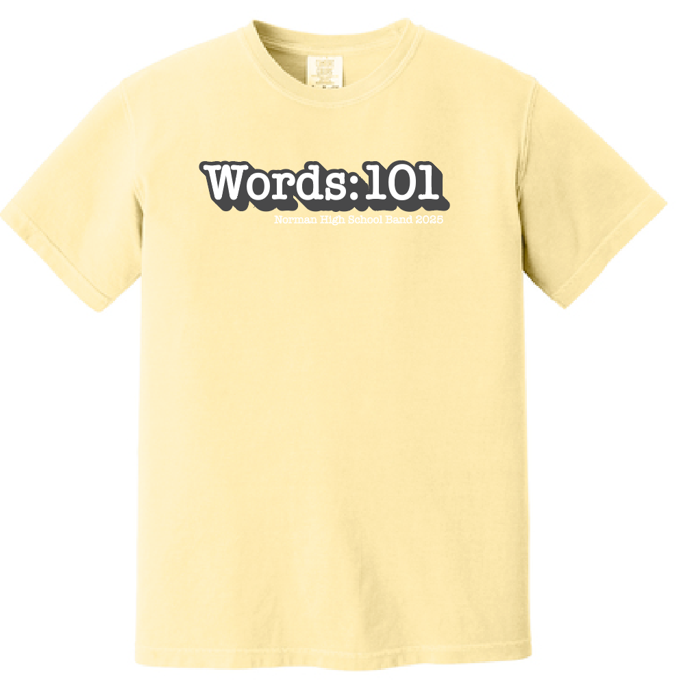NHS Band "Show Shirt" Design Comfort Colors S/S T-shirt (butter)