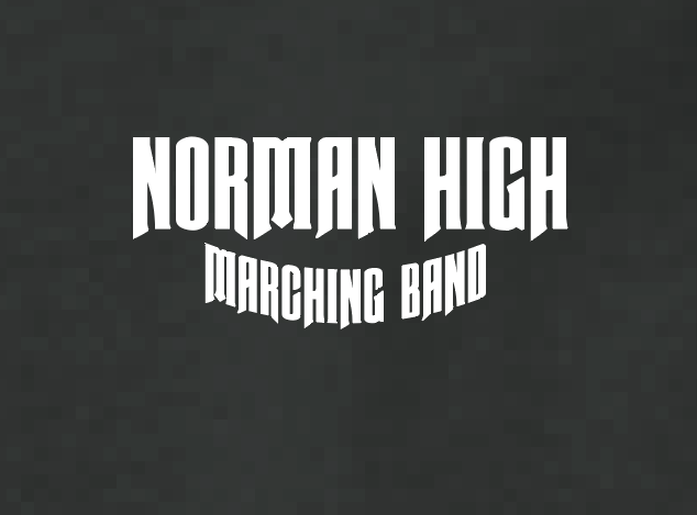 NHS Band "Marching Band" Design Jerzees Hooded Sweatshirt (black)