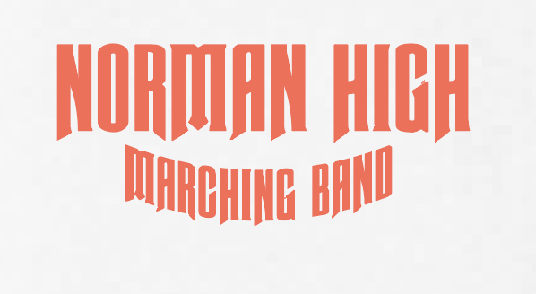 NHS Band "Marching Band" Design Jerzees Hooded Sweatshirt (white)