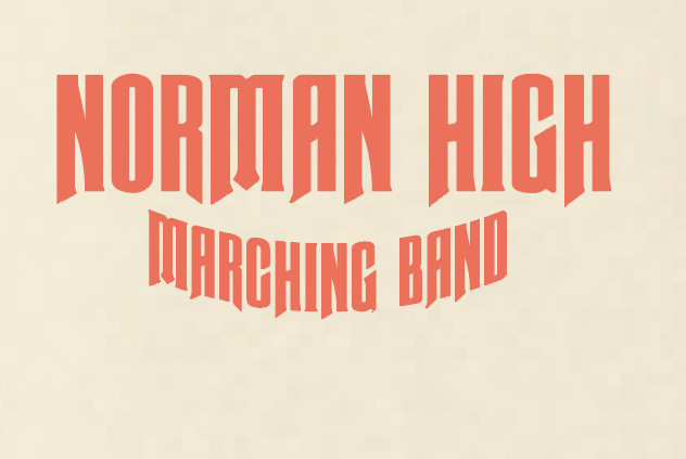 NHS Band "Marching Band" Design Tultex L/S T-shirt (natural)