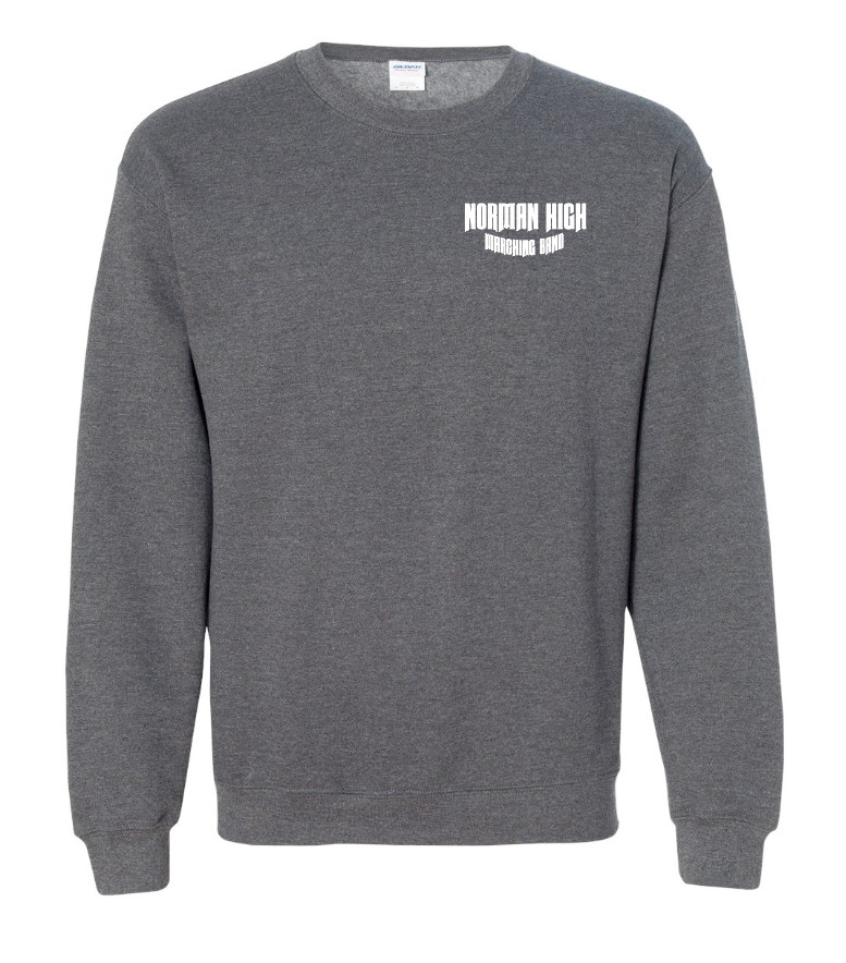 NHS Band "Marching Band" Design Gildan Sweatshirt (dark heather)