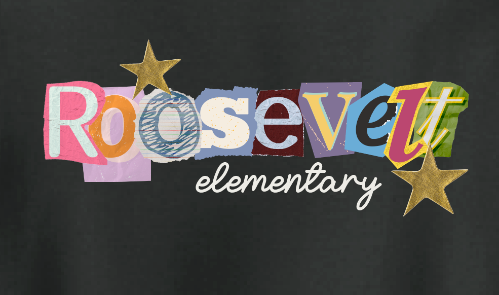 Roosevelt "Colorful Letters" Design Softstyle S/S T-shirt