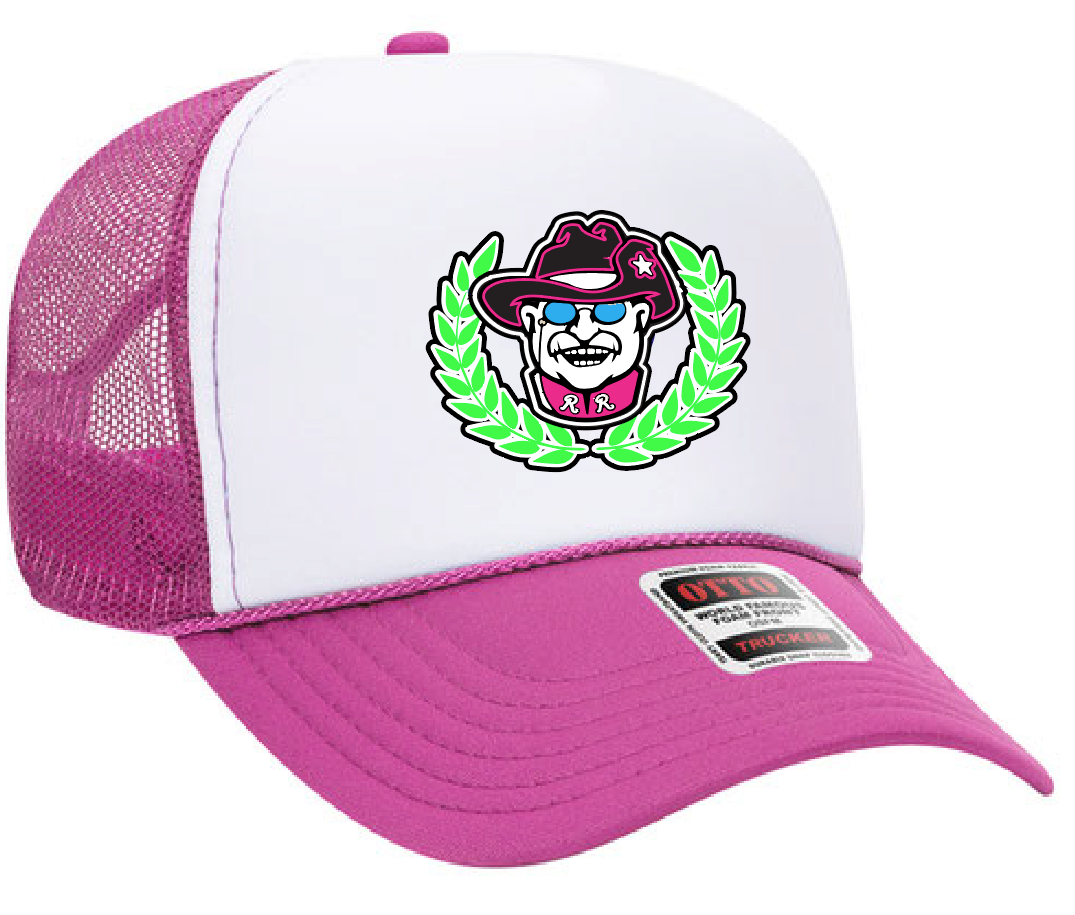 Roosevelt "Neon Teddy" Design Trucker Cap