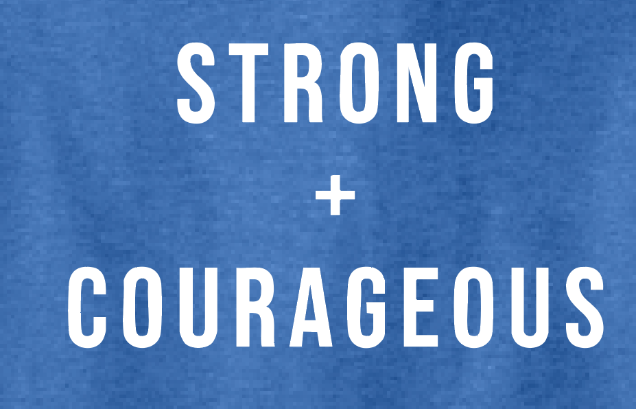 Team Reid "Strong & Courageous" Design Sweatshirt (royal)
