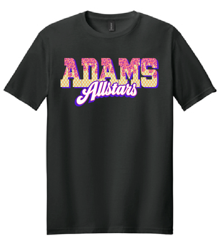 Adams "Ice Cream" Design S/S T-shirt