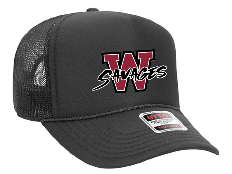 Wynnewood "W Savages" Design Trucker Hat (black)