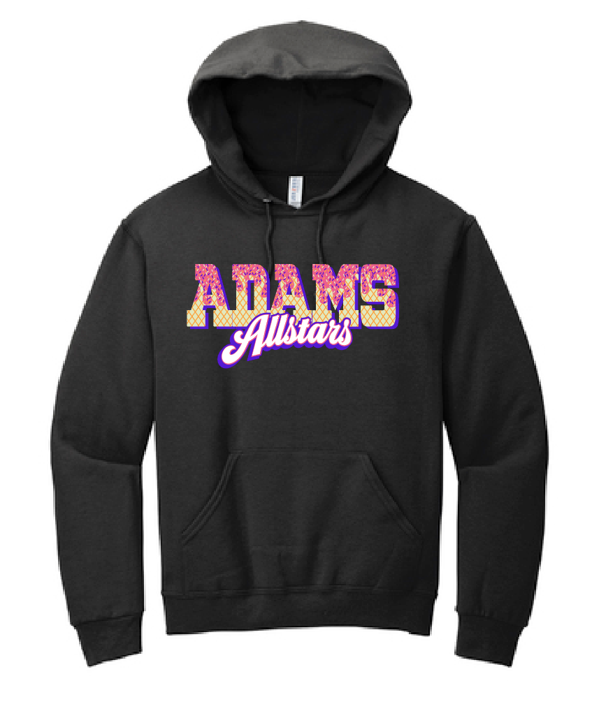 Adams "Ice Cream" Design Hooded Sweatshirt