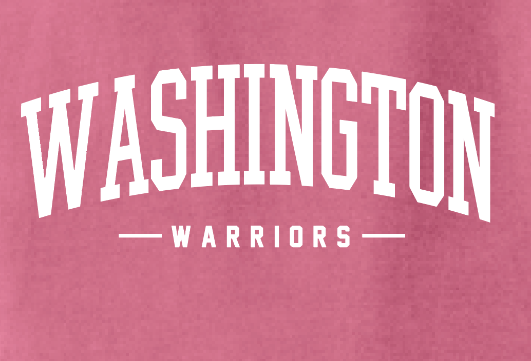 Washington (OK) PTO "Simple Arch" Design S/S T-shirt (crunchberry)