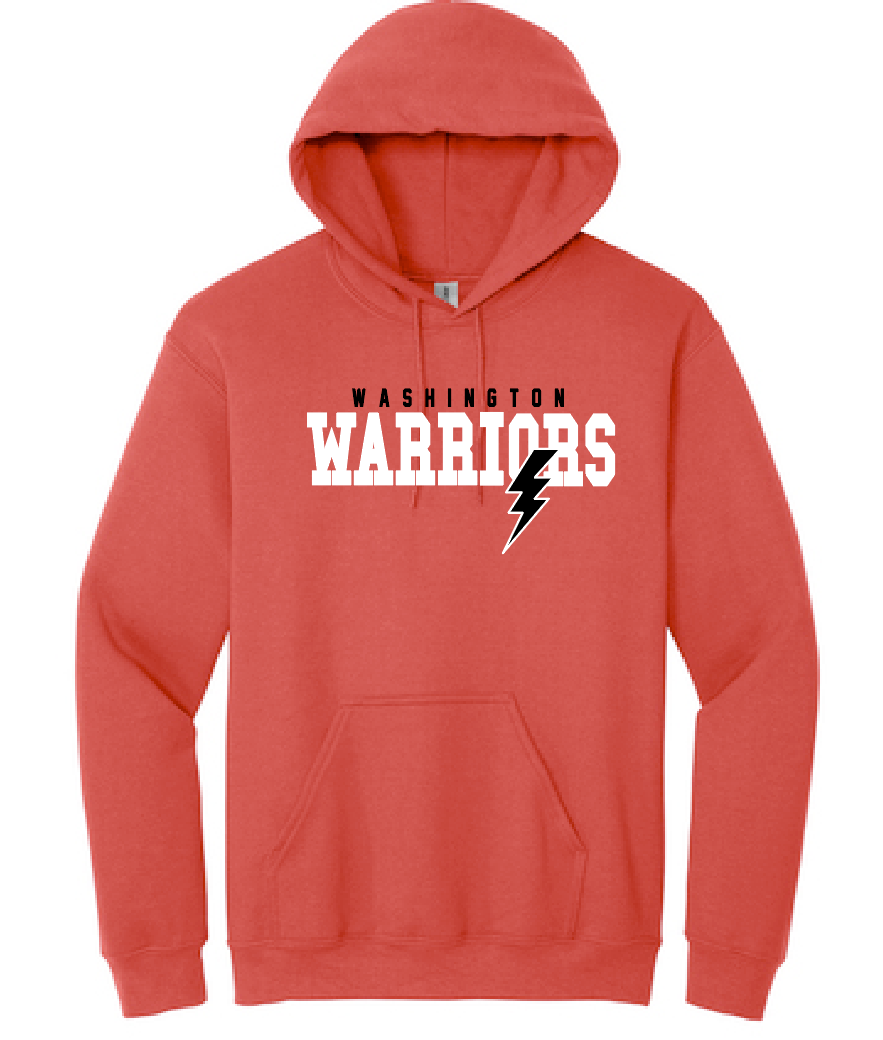 Washington (OK) PTO "Bolt" Design Hooded Sweatshirt