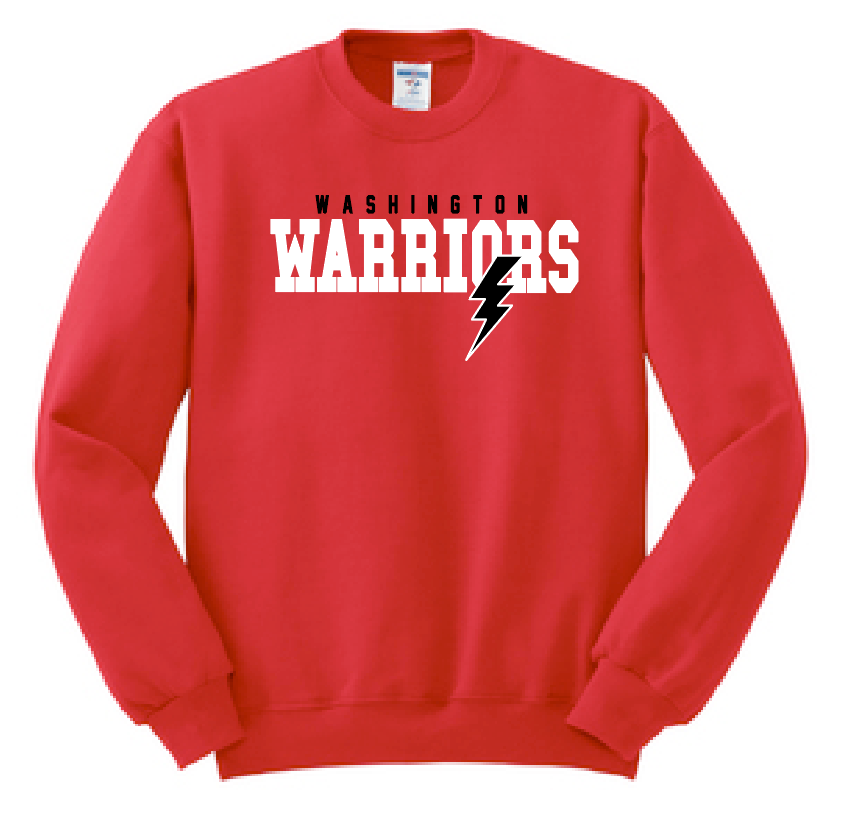 Washington (OK) PTO "Bolt" Design Crewneck Sweatshirt