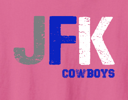 Kennedy "JFK" Design S/S T-shirt (pink)