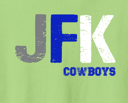 Kennedy "JFK" Design L/S T-shirt (lime)