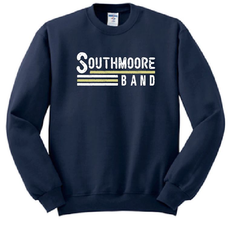 Southmoore Band "Band" Design Crewneck Sweatshirt